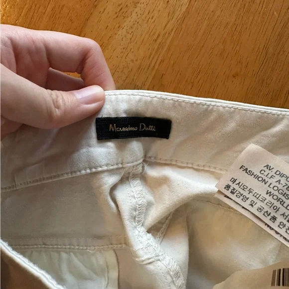 NWT - Massimo Dutti Pants in Cream - Picture 5 of 10